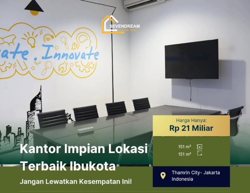 Perkantoran di Thamrin City - Foto 1